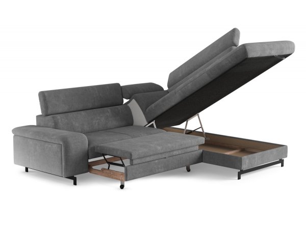 Rohová rozkládací sedací souprava EMMA