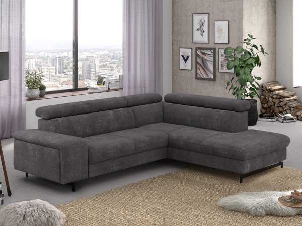 Rohová rozkládací sedací souprava EMMA