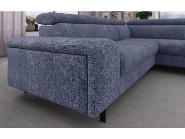 Rohová rozkládací sedací souprava EMMA