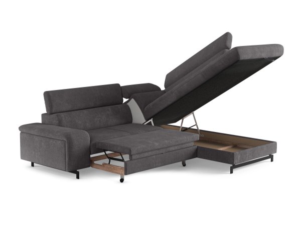 Rohová rozkládací sedací souprava EMMA