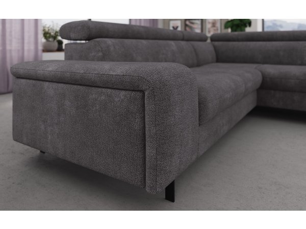 Rohová rozkládací sedací souprava EMMA