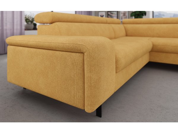 Rohová rozkládací sedací souprava EMMA