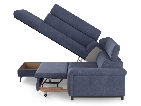 Rohová rozkládací sedací souprava EMMA