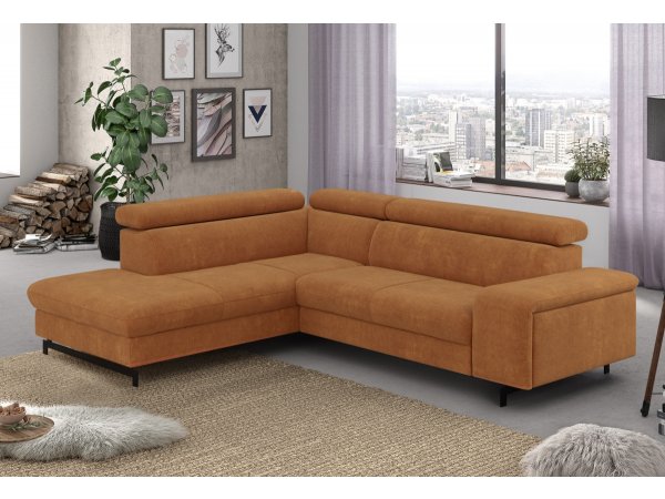 Rohová rozkládací sedací souprava EMMA