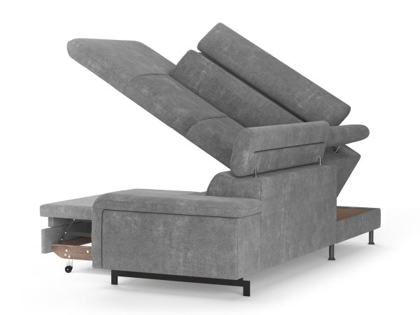 Rohová rozkládací sedací souprava EMMA