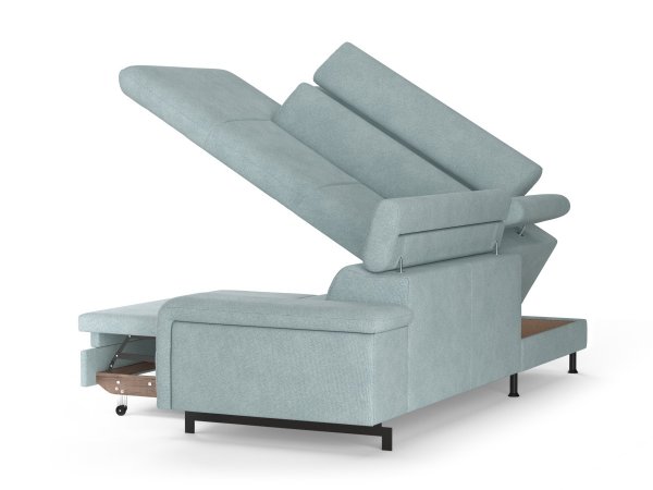 Rohová rozkládací sedací souprava EMMA