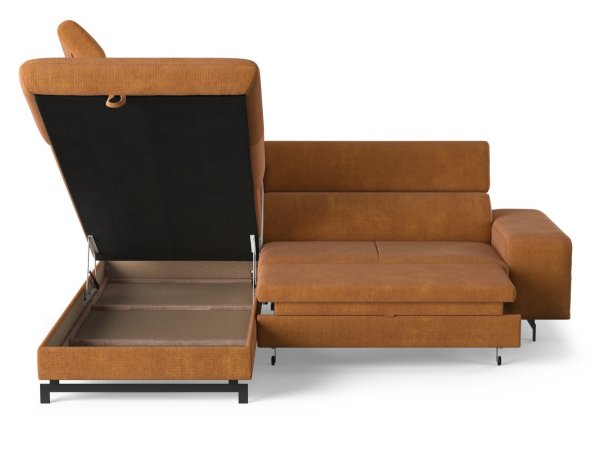 Rohová rozkládací sedací souprava EMMA