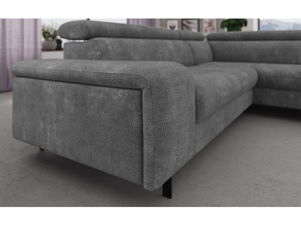 Rohová rozkládací sedací souprava EMMA