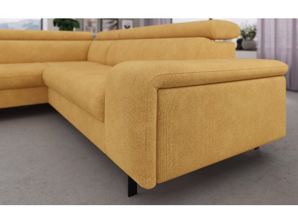 Rohová rozkládací sedací souprava EMMA