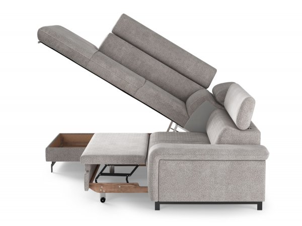Rohová rozkládací sedací souprava EMMA