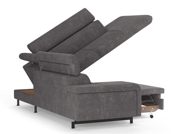 Rohová rozkládací sedací souprava EMMA