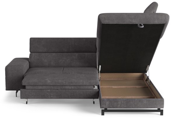 Rohová rozkládací sedací souprava EMMA