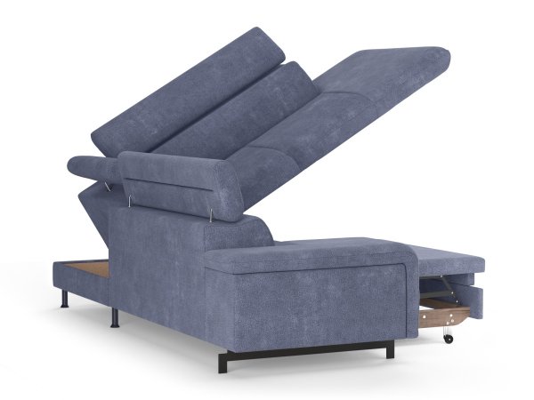 Rohová rozkládací sedací souprava EMMA