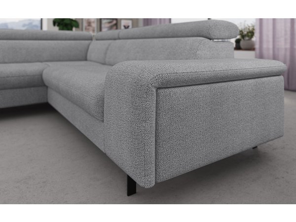 Rohová rozkládací sedací souprava EMMA