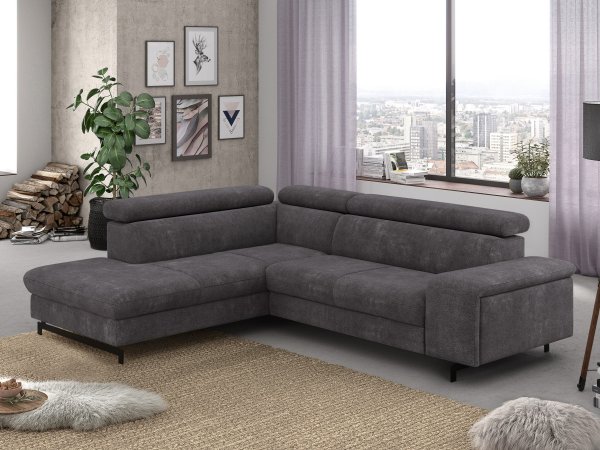 Rohová rozkládací sedací souprava EMMA