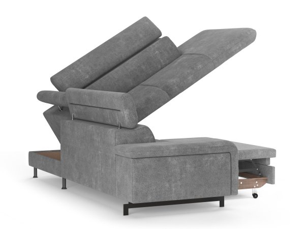 Rohová rozkládací sedací souprava EMMA