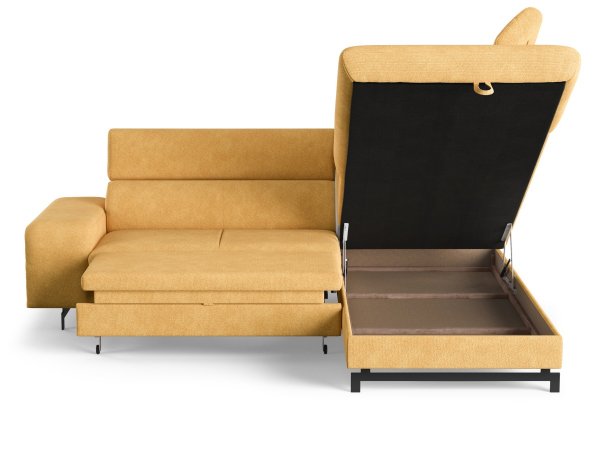 Rohová rozkládací sedací souprava EMMA