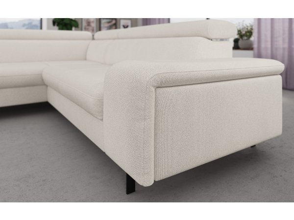 Rohová rozkládací sedací souprava EMMA