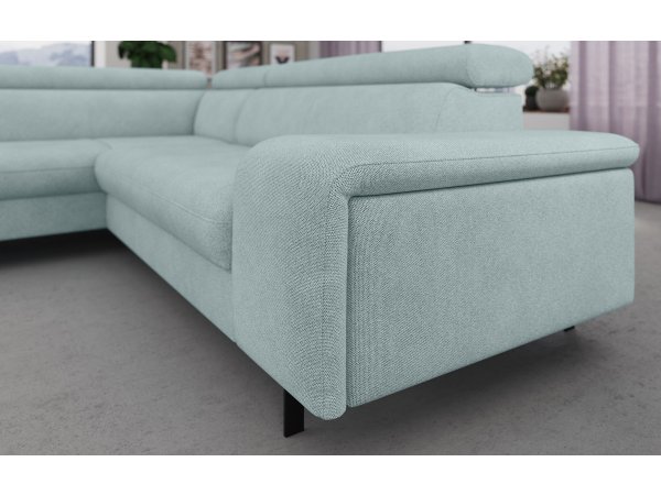 Rohová rozkládací sedací souprava EMMA