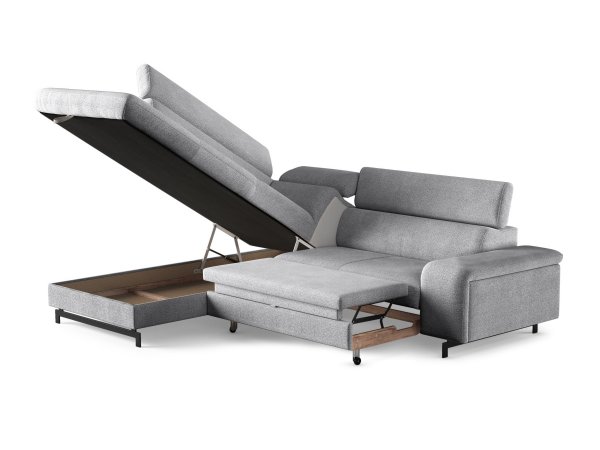 Rohová rozkládací sedací souprava EMMA
