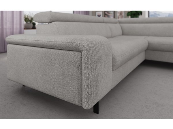 Rohová rozkládací sedací souprava EMMA