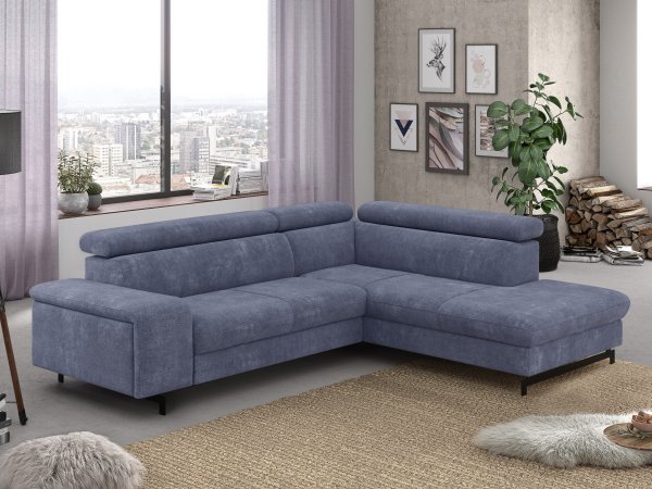 Rohová rozkládací sedací souprava EMMA