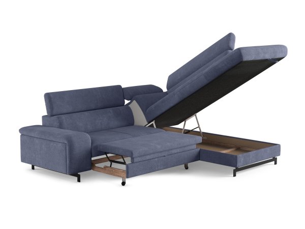 Rohová rozkládací sedací souprava EMMA