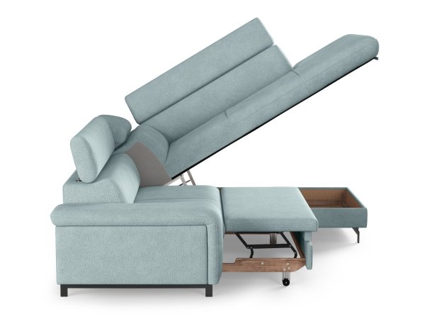 Rohová rozkládací sedací souprava EMMA