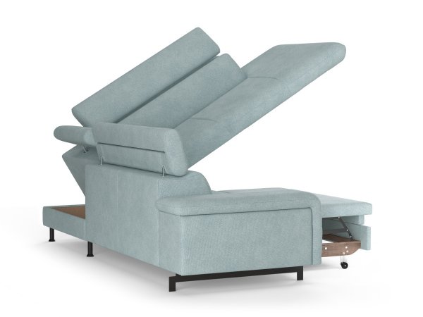 Rohová rozkládací sedací souprava EMMA