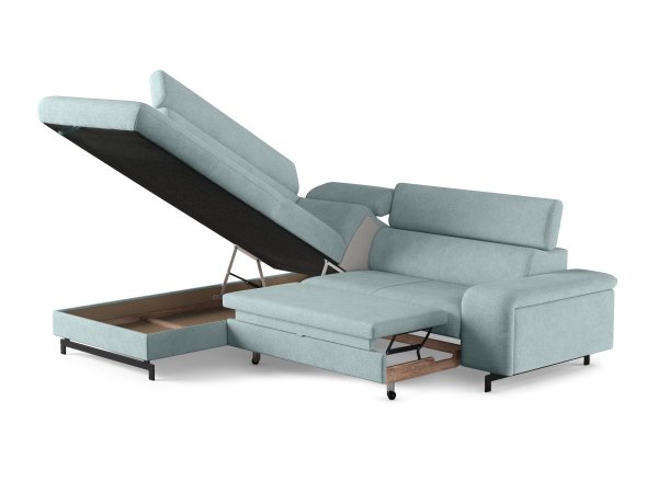 Rohová rozkládací sedací souprava EMMA