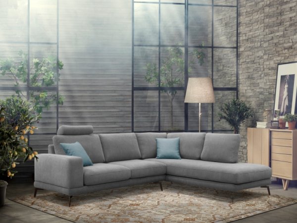 Moderní rohová sedací souprava ESTON