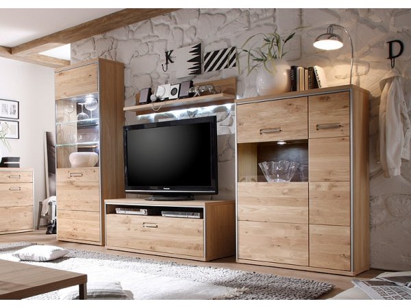 VÝPRODEJ: Nábytek do obývacího pokoje ESPERO dub sukatý bělený