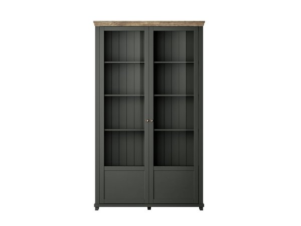 Nábytek do jídelny ve venkovském stylu EVORA zelená/dub lefkas