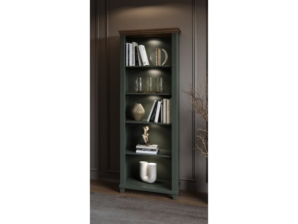 Nábytek do pracovny ve venkovském stylu EVORA 2 zelená/dub lefkas