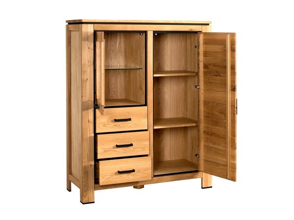 Dubový nábytek z masivu do obývacího pokoje a jídelny FARO II dub sukatý