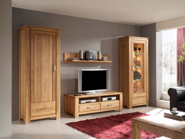 Vitrína z dubového masivu - FARO dubová vitrína pravá (typ 11)