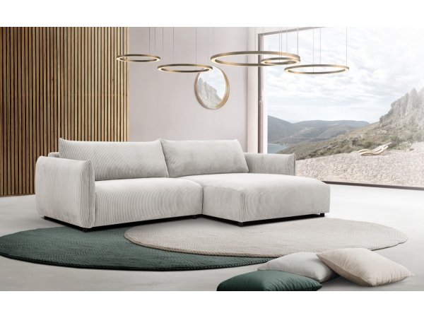 Manšestrová rohová sedací souprava FARIDO 4