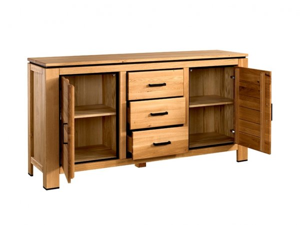 Dubový nábytek z masivu do obývacího pokoje a jídelny FARO II dub sukatý