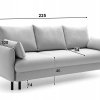 Sedací souprava FESTO 3 + 1 + 1 s rozkládáním pro spaní