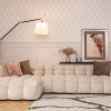 Designová rohová sedací souprava MICHELLE 3