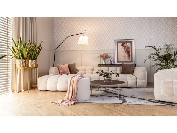 Designová rohová sedací souprava MICHELLE 3