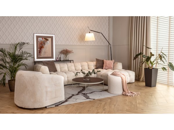 Designová rohová sedací souprava MICHELLE 3