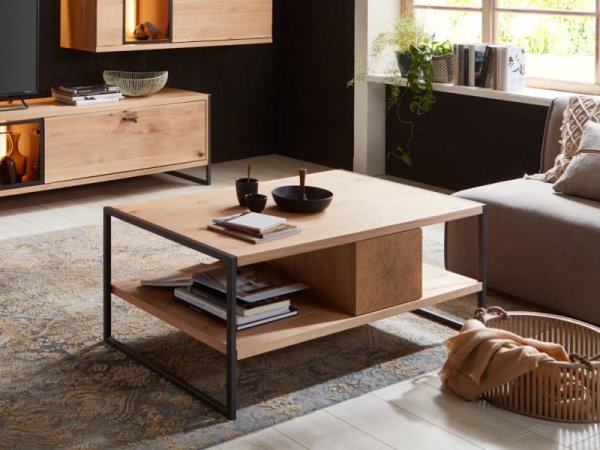 Komoda do obývacího pokoje FLORA dub bělený