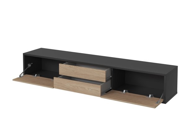 Televizní stolek FRIDA typ 39 délka 180 cm dub/antracit