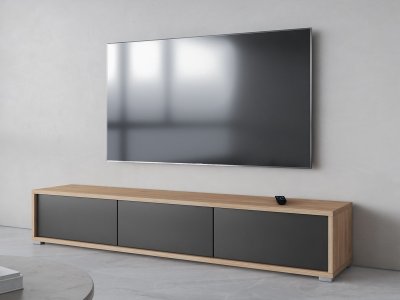 Televizní stolek FRIDA typ 38 délka 180 cm dub/antracit