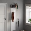 Nábytek do předsíně FRAME bílý lesk/dub Cadiz