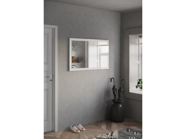 Nábytek do předsíně FRAME bílý lesk/dub Cadiz