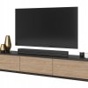 Televizní stolek FRIDA typ 38 délka 180 cm antracit/dub