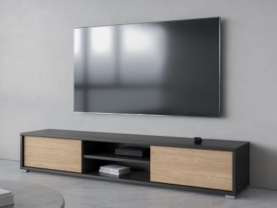Televizní stolek FRIDA typ 40 délka 180 cm dub/antracit
