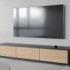 Televizní stolek FRIDA typ 38 délka 180 cm antracit/dub
